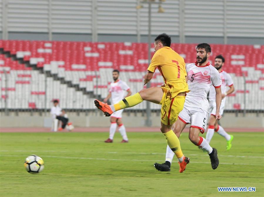 (SP)BAHRAIN-MANAMA-SOCCER-FRIENDLY MATCH-CHINA VS BAHRAIN
