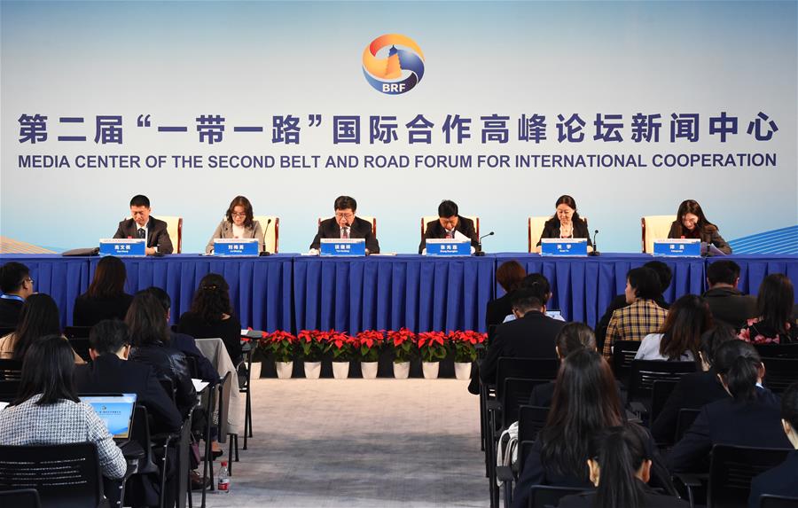 (BRF)CHINA-BEIJING-BELT AND ROAD FORUM-PRESS BRIEFING-BEIJING (CN)