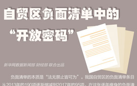 自貿區負面清單中的&ldquo;開放密碼&rdquo;