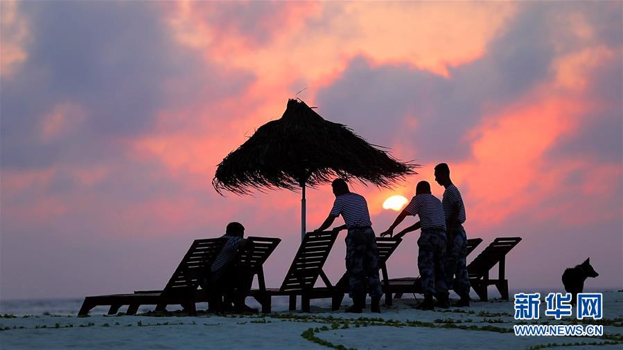 （壯麗70年&middot;奮斗新時代&middot;新華全媒頭條&middot;圖文互動）（9）&ldquo;你在我的航程上，我在你的視線里&rdquo;&mdash;&mdash;走進海軍西沙中建島官兵的五彩世界