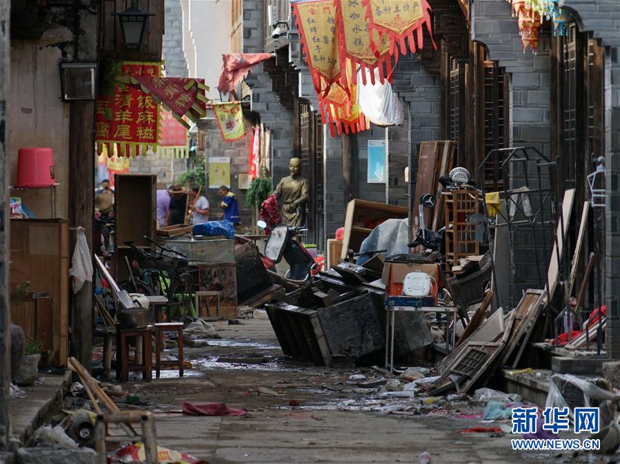 (關(guān)注“利奇馬”·圖文互動(dòng))(2)古城洪災(zāi) 八方馳援——洪水災(zāi)害下的浙江臨海現(xiàn)場(chǎng)目擊