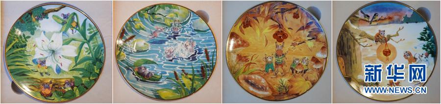 (新春走基層·圖文互動)(8)瓷鼠鬧新春