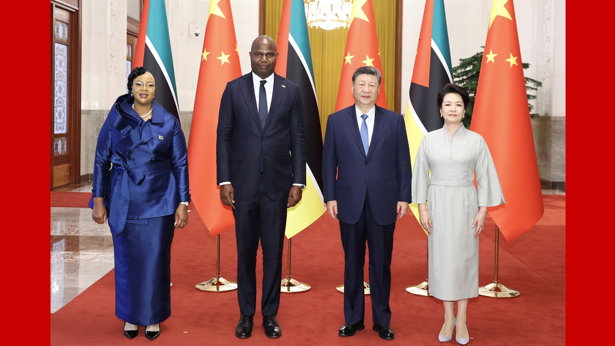 習近平同莫桑比克總統查波會談