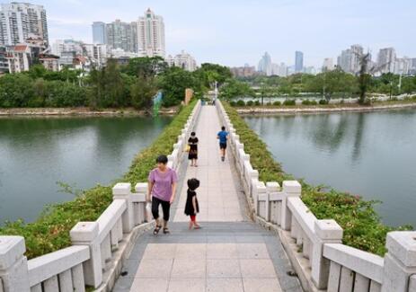 白鷺歡聚地 城市會客廳&mdash;&mdash;廈門筼筜湖綜合治理顯成效