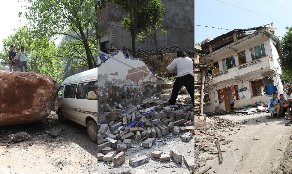 直擊四川雅安重災區龍門鄉