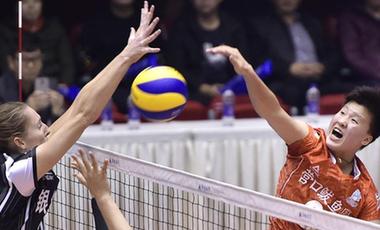 女排超級(jí)聯(lián)賽：遼寧營(yíng)口鲅魚圈勝河南銀鴿投資