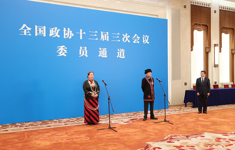 &ldquo;委員通道&rdquo;采訪活動現場