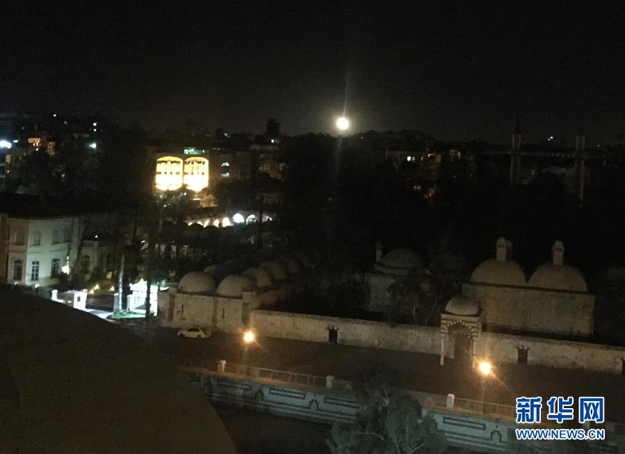 （國際）敘利亞防空系統攔截多枚射向敘兩個空軍機場的導彈