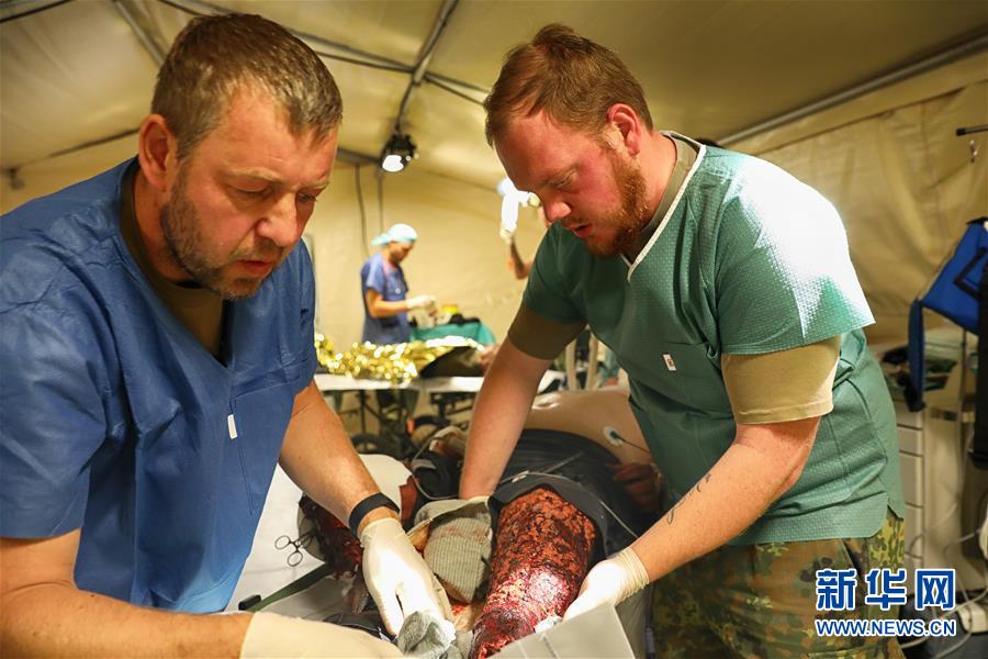 （國際&middot;圖文互動）（5）&ldquo;共同的理念，讓合作更深入更順暢&rdquo;&mdash;&mdash;走進中德&ldquo;聯合救援-2019&rdquo;衛勤實兵聯合演習德方野戰二級醫院