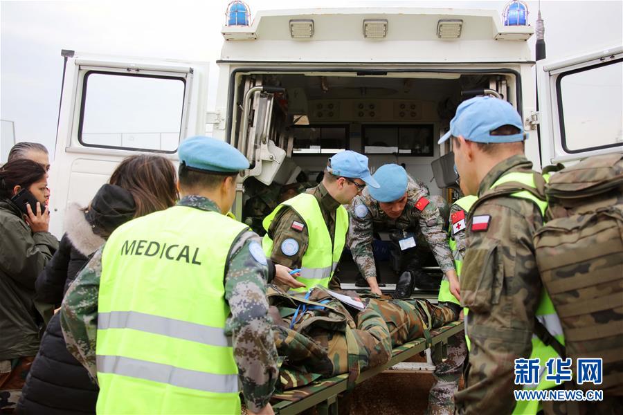 (國際·圖文互動)(1)中國赴黎維和部隊首次參加聯黎部隊航空救援演習