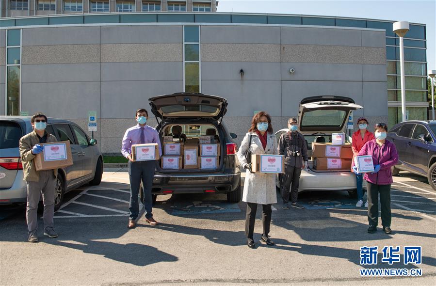 （國際疫情&middot;圖文互動）（1）通訊：你們的支持溫暖人心&mdash;&mdash;記在美華人向當地醫護人員捐助防疫物資