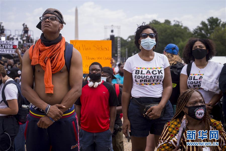 (國際)(3)美國民眾舉行反種族歧視和暴力執法大規模示威活動
