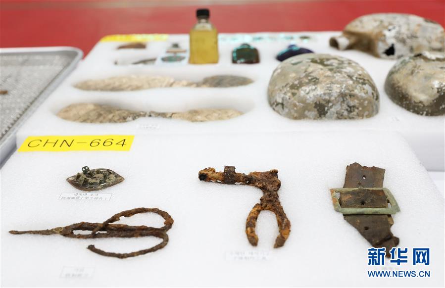 (國際)(6)第七批在韓中國人民志愿軍烈士遺骸裝殮儀式舉行