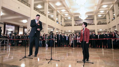 全國政協十三屆二次會議第二場&ldquo;委員通道&rdquo;